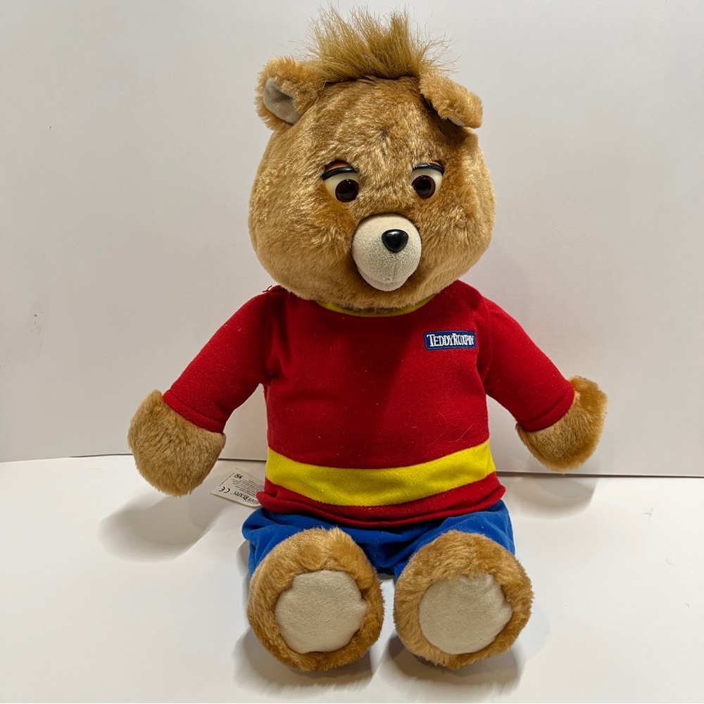 Vintage The New World of Teddy Ruxpin 1998 Untested Talking Bear Animated Red
